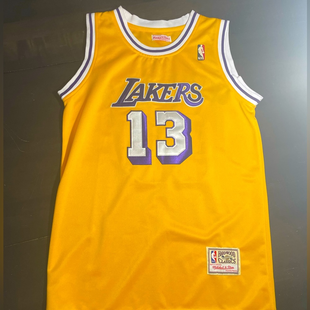Wilt Chamberlain Mitchell & Ness Hardwood Classics authentic Lakers Jersey